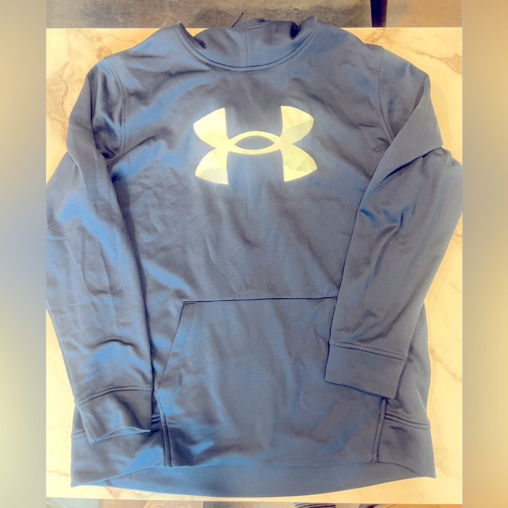Under Armour Dark Blue Pullover mens sz xl
